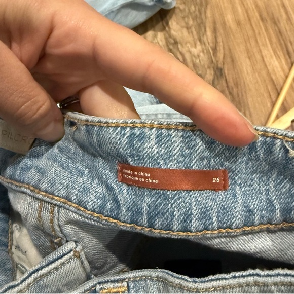 Anthropologie Pilcro The Vintage Straight Jeans Boho Embroidered - Picture 11 of 13